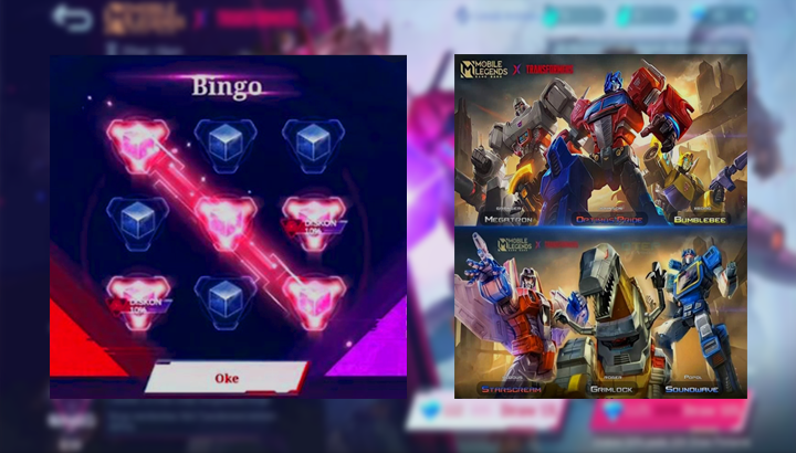 Daftar Pola Event Bingo Transformers Mobile Legends Terbaru