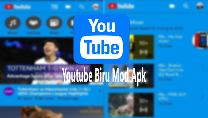 Download Youtube Biru Mod Apk Tanpa Iklan Terbaru 2022 Gratis!