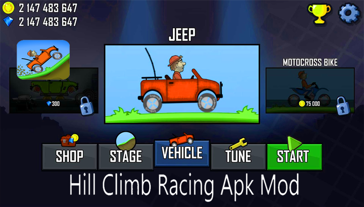 Unduh Hill Climb Racing Apk Mod Offline Terpopuler 2022 Gratis!