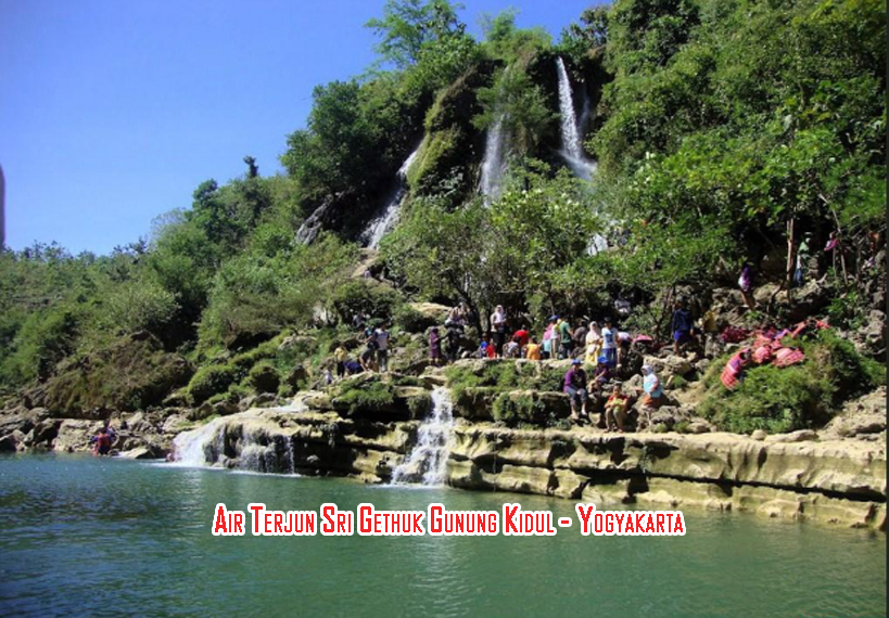 Objek Wisata Air Terjun Sri Gethuk Gunung Kidul Yogyakarta